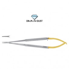Diam-n-Dust™ Castroviejo Micro Needle Holder Straight - Extra Delicate Stainless Steel, 14 cm - 5 1/2"